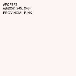 #FCF5F3 - Provincial Pink Color Image